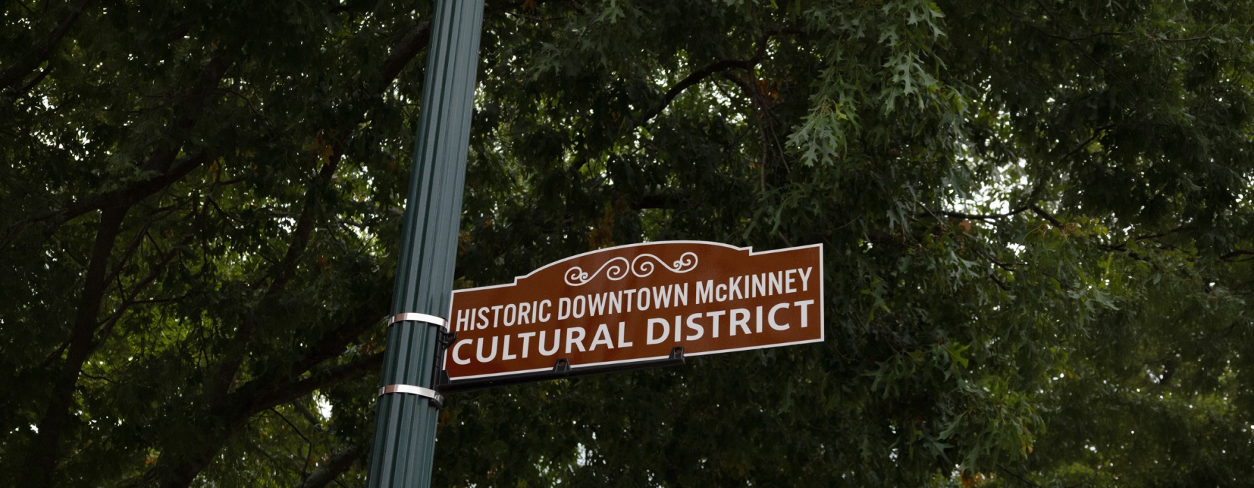 signage leading to the local downtown area